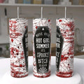 Spooky Bitch Season Blood Splatter 20oz Tumbler