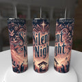 Silent Night Rose Gold Nativity Tumbler