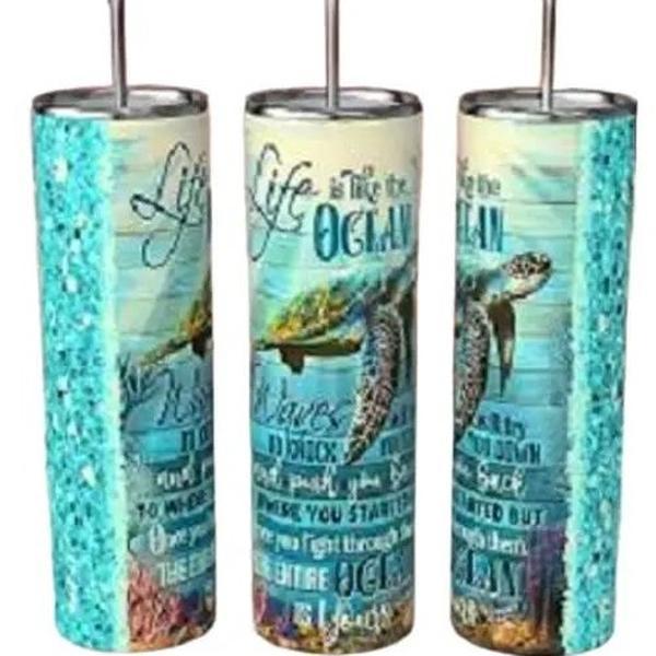 Life is Like the Ocean 20oz Tumbler