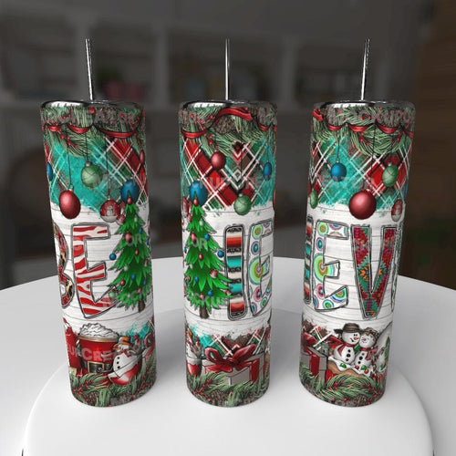 Believe Christmas Tumbler