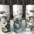 Cute Baby Elephant Whimsical 20oz Tumbler