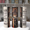 Son of a King Lion Knight I Do Not Fear 20oz Tumbler
