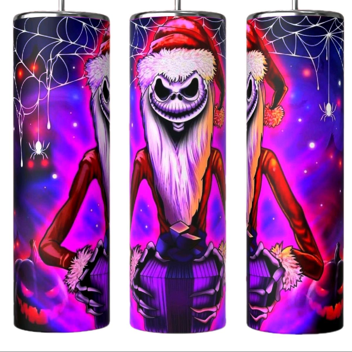 Jack Skellington Santa Christmas Tumbler