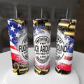 Protected by F*ck Around and Find Out Surveillance 20oz Tumbler
