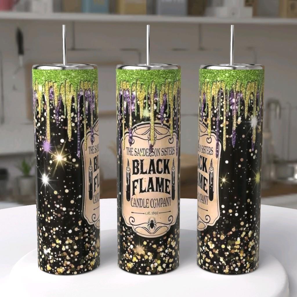 Sanderson Sisters Black Flame Candle Company 20oz Tumbler