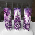 Purple Christmas Tree Tumbler