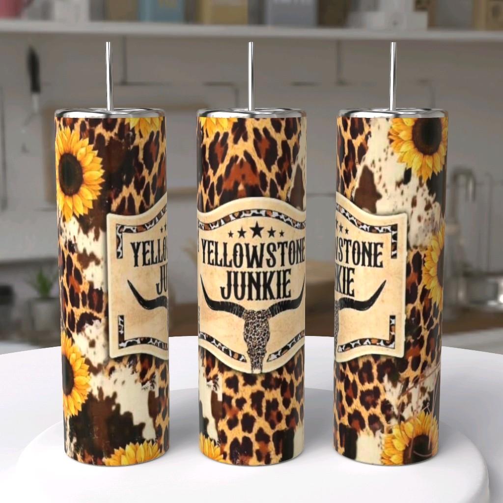 Yellowstone Junkie 20oz Skinny Tumbler