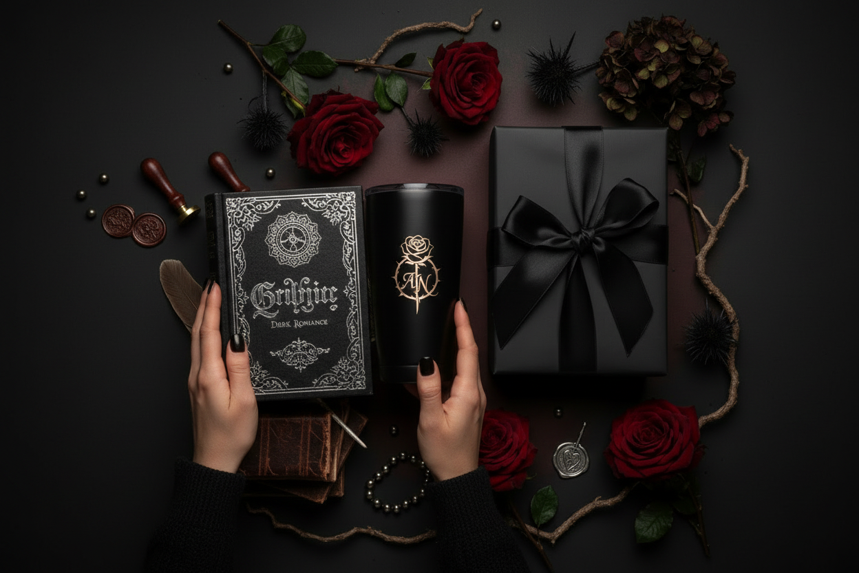 Dark Romance Mystery Box & Branded Tumbler Bundle