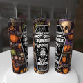 Spooky Bitch Season Pumpkins & Skulls 20oz Tumbler