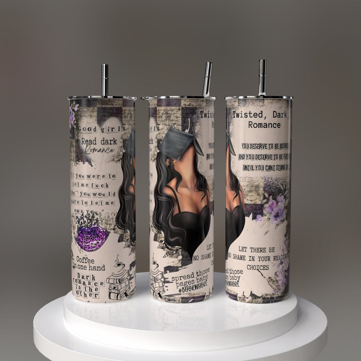 Twisted Dark Romance Skinny Tumbler – 20oz